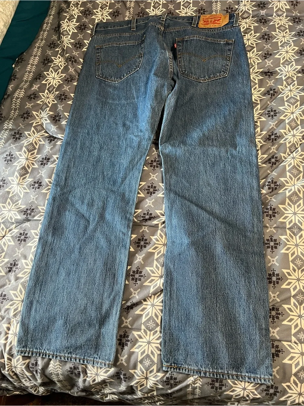 Levi's 501 Classic Blue Straight-Leg Jeans